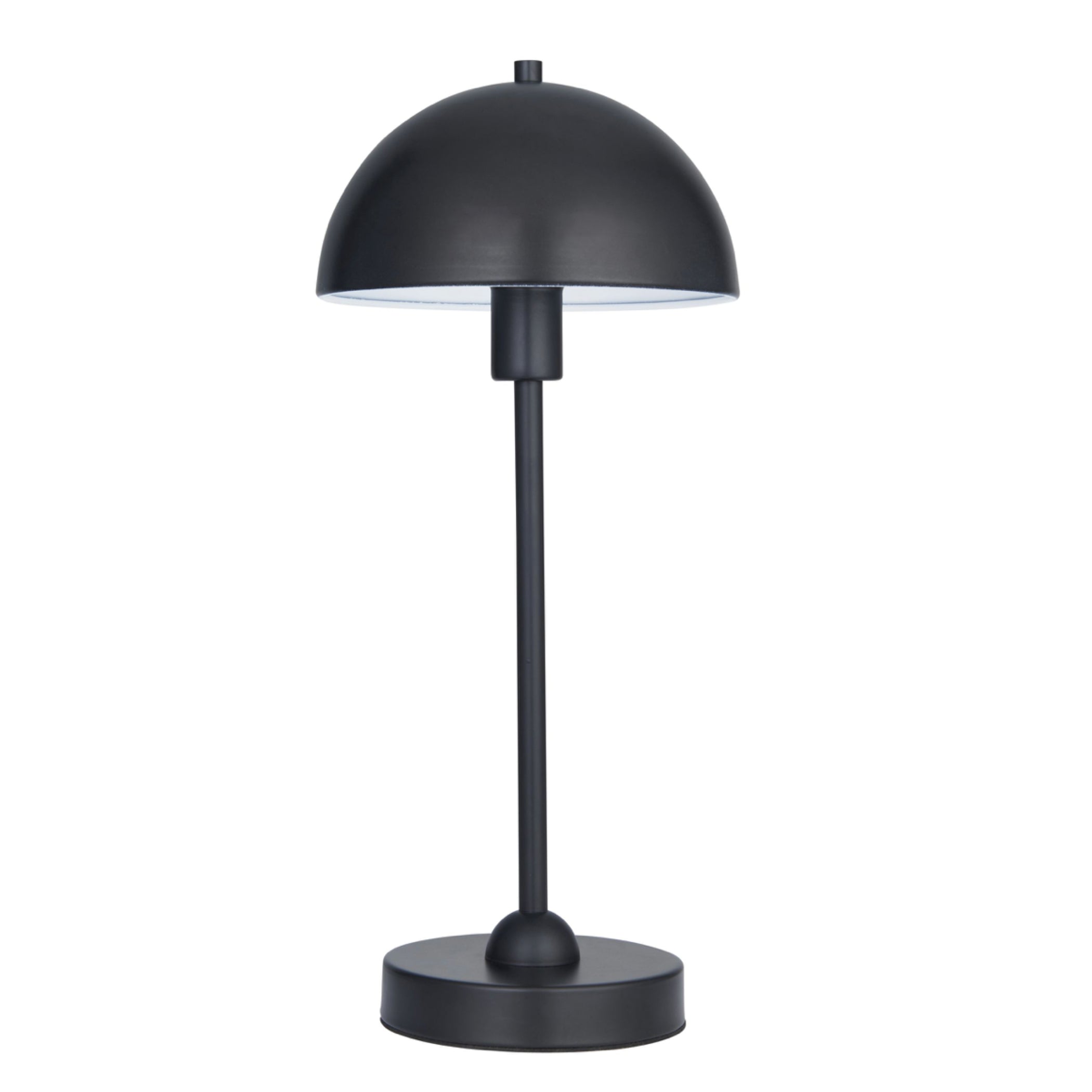 Black Domed Top Table Lamp 1