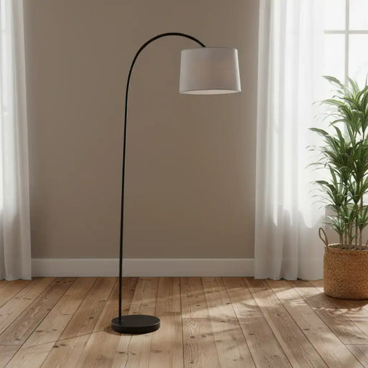 BlackSwanNeckandGreyShadeFloorLamp44