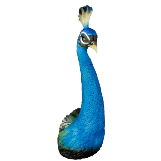 Blue Peacock Head Wall Decoration 1