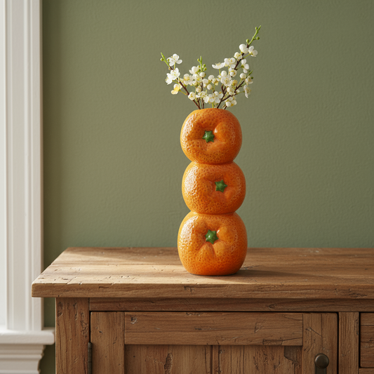 Ceramic Oranges Vase