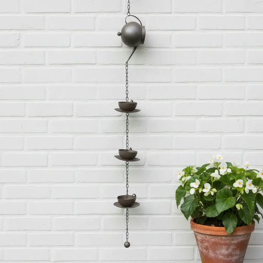 Charming Metal Teapot Rain Chain 55
