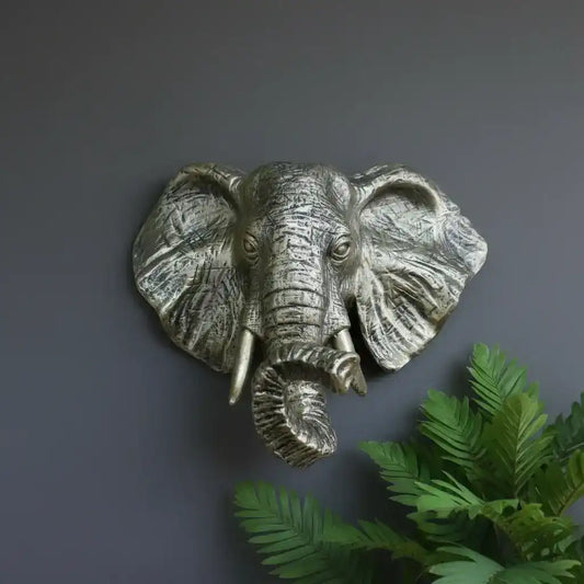 elephant head wall art