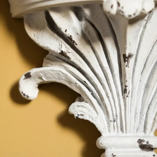 Distressed Acanthus Small Wall Shelf
