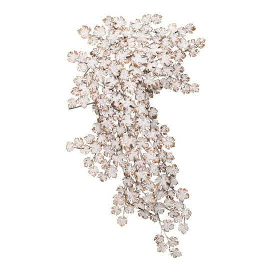 Decorative wall piece with crystal-like beads on a white background