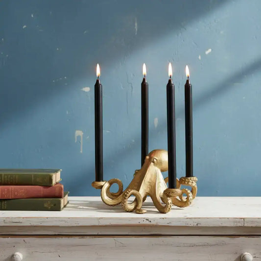 GoldOctopusCandlestickHolder8