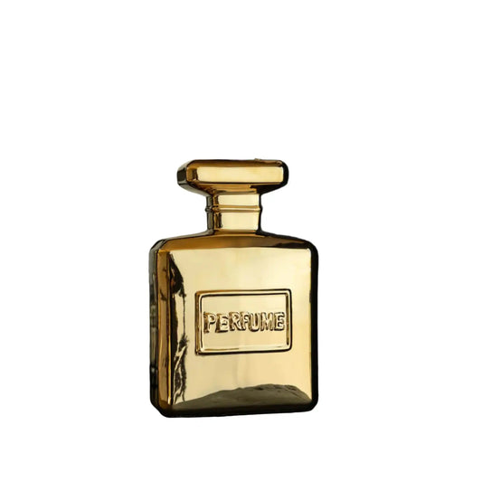 Gold Perfume Bottle Vase
