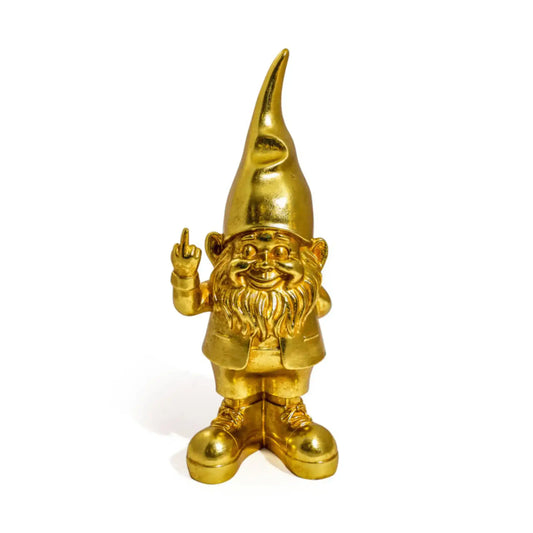Gold Naughty Gnome