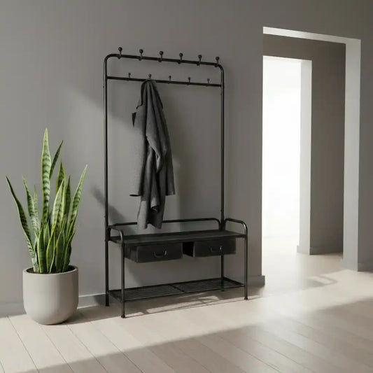 Industrial_Standing_Coat_Rack_Storage_Bench