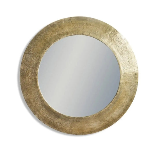 Light Gold Metal Wall Mirror 1