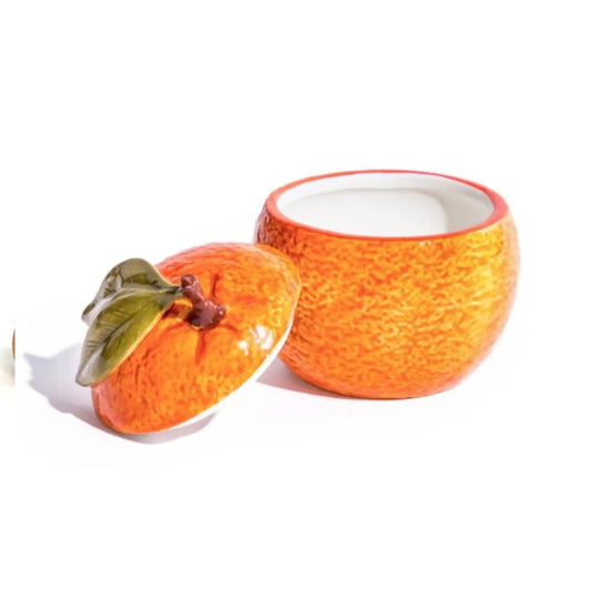 Orange Storage Jar 5