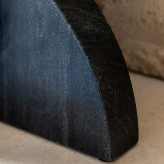 Pair of Dark Marble Bookends 5