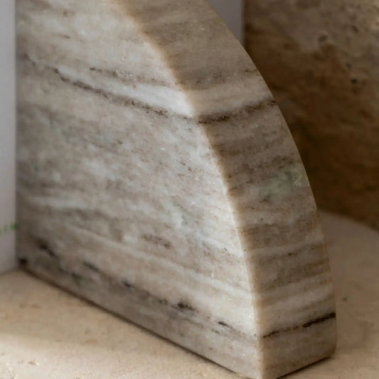 Pair of Marble Bookends
