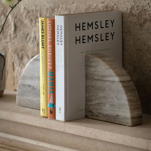 Pair of Marble Bookends 4