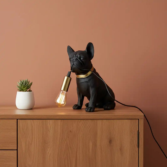 pug table lamp at the farthing