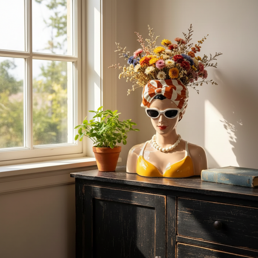 Saint-Tropez Lady Ceramic Vase
