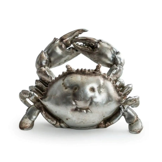 Silver Crab Wine Bottle Holder 2