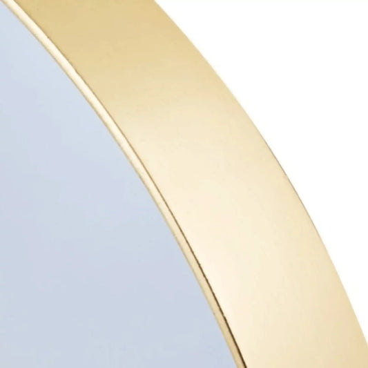 Gold-colored metal strip on a gradient background