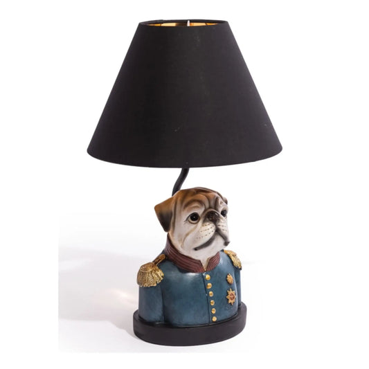 Smart Pug Dog Table Lamp