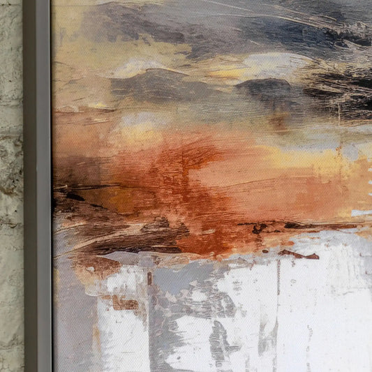 Tranquility Horizon Framed Canvas