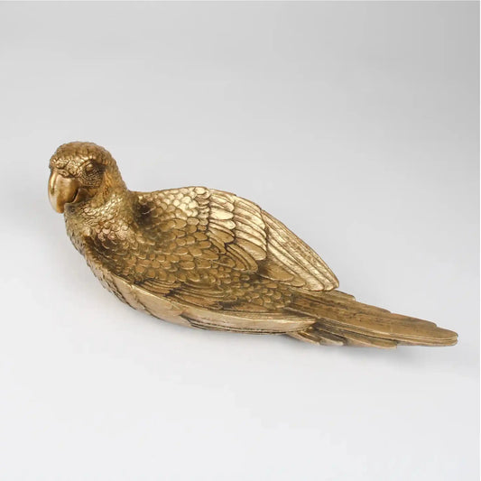 Vintage Gold Parrot Dish