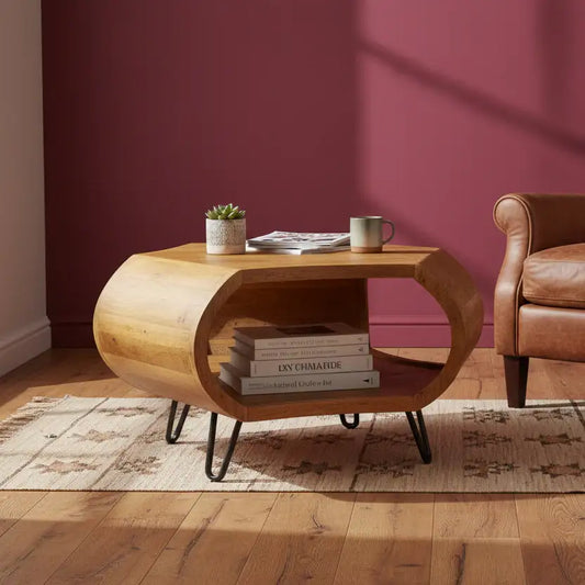 Vintage Inspired Wood Coffee Table