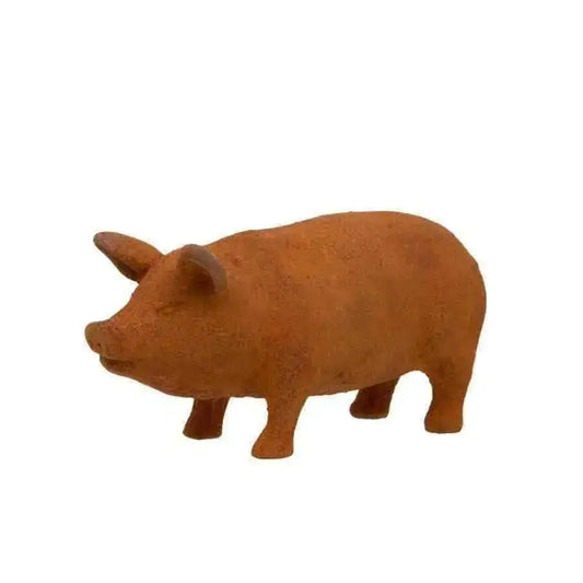 Baby Rustic Rusty Pig Ornament - The Farthing