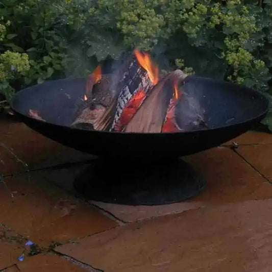 Round Cast Iron Fire Bowl - The Farthing