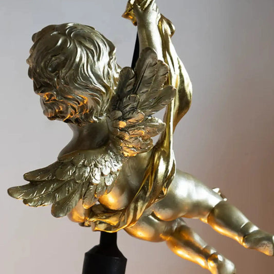 Gold Cherub Pendant Light