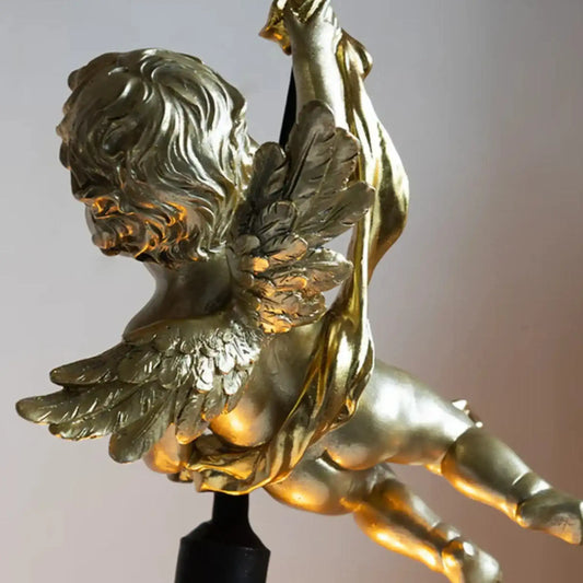 Gold Cherub Pendant Light