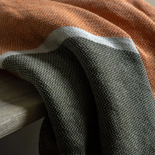 Crosshatch Woven Throw - The Farthing