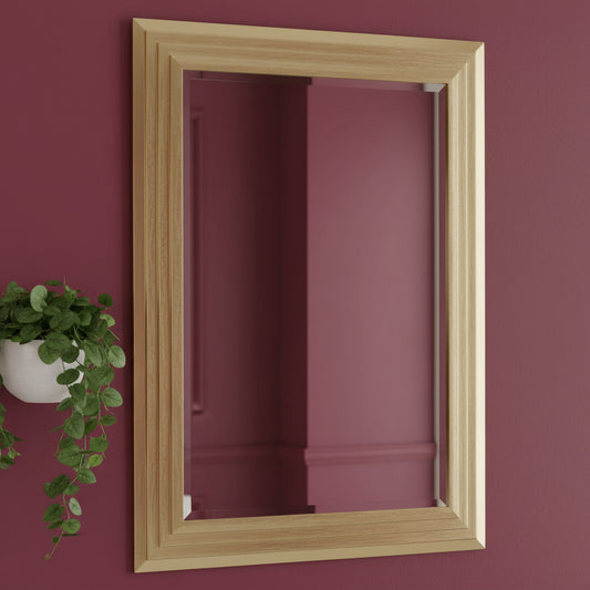 Elegant Gold Rectangular Wall Mirror - The Farthing