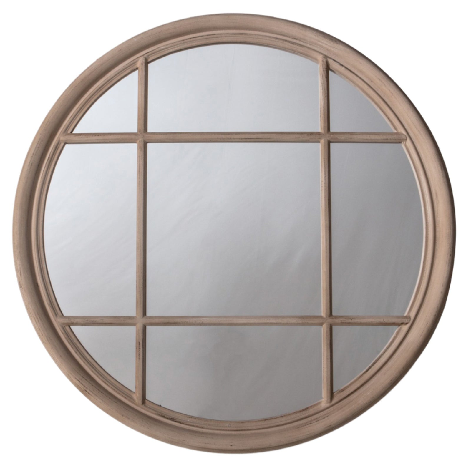 Extra Large Round Window Mirror - The Farthing
