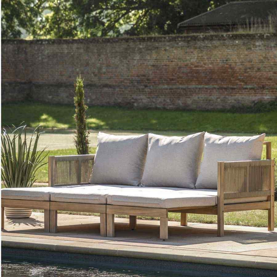 Garden 3 Seater Sofa to Pull Out Lounger - The Farthing