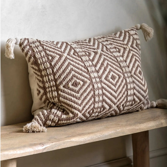 Geo Weave Aztec Cushion - The Farthing