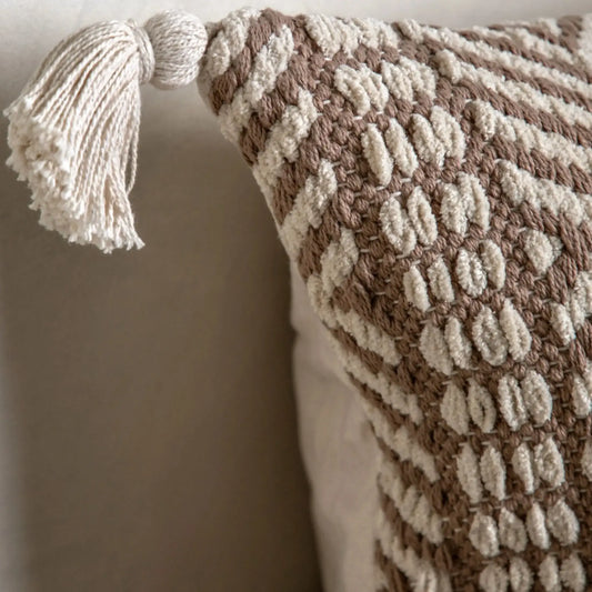 Geo Weave Aztec Cushion - The Farthing
