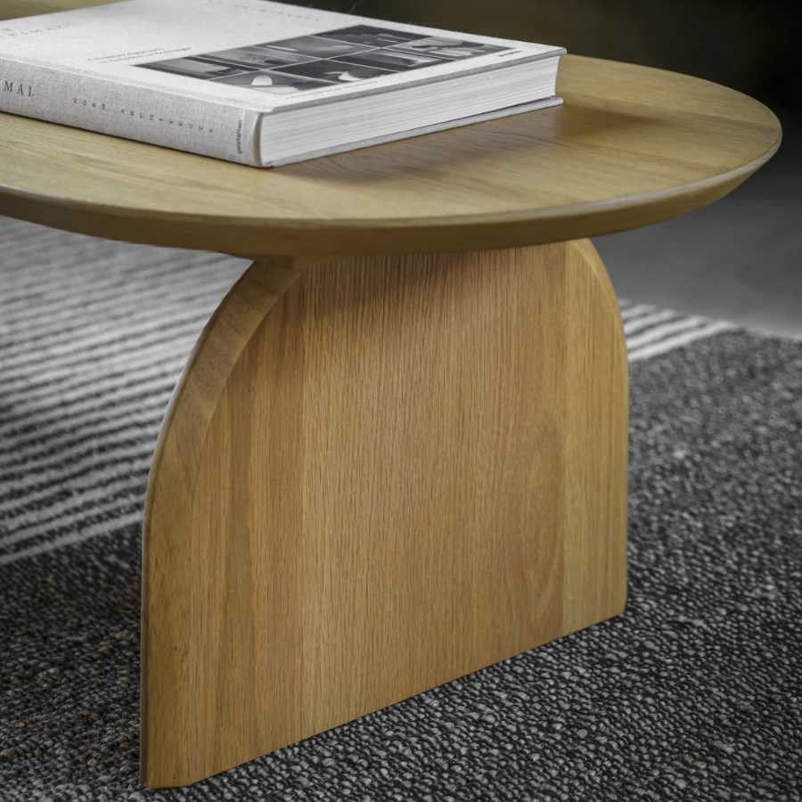 Geometric Inspired Rectangular Coffee Table - The Farthing