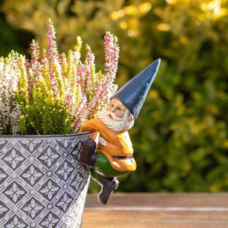 Gnome Orange Coat Pot Hanger - The Farthing