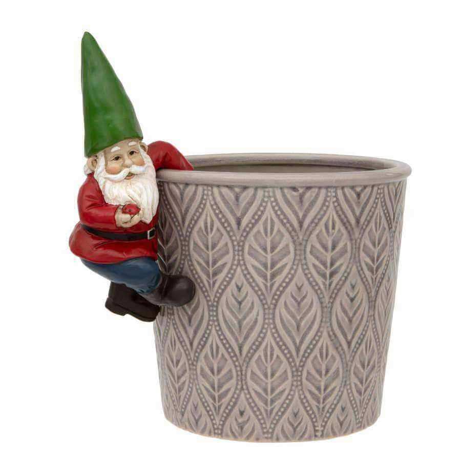 Gnome Red Coat Pot Hanger - The Farthing
