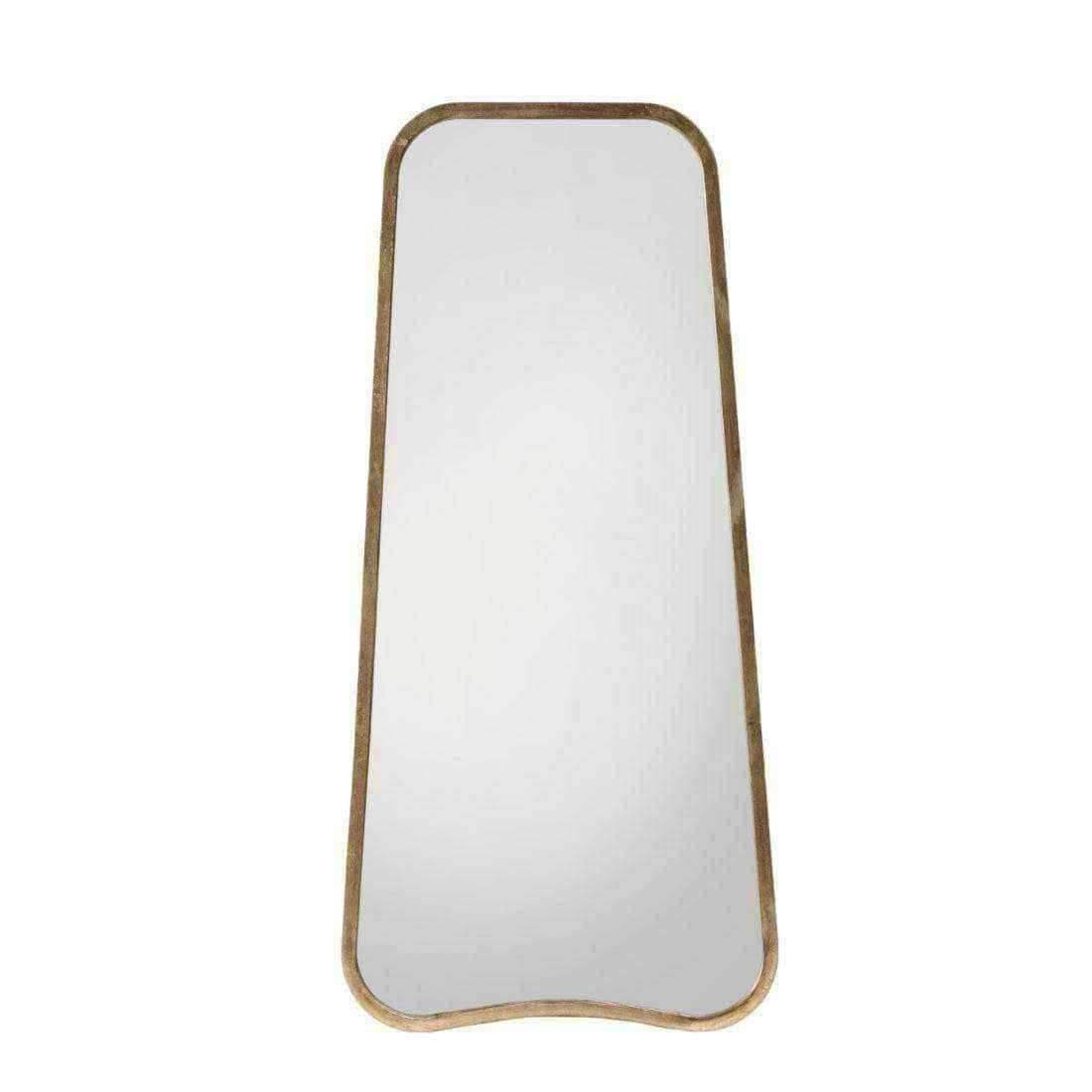 Gold Flowing Curved Corner Mirror - The Farthing