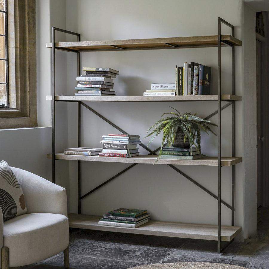 Large Industrial Loft Style Shelf Display Unit - The Farthing