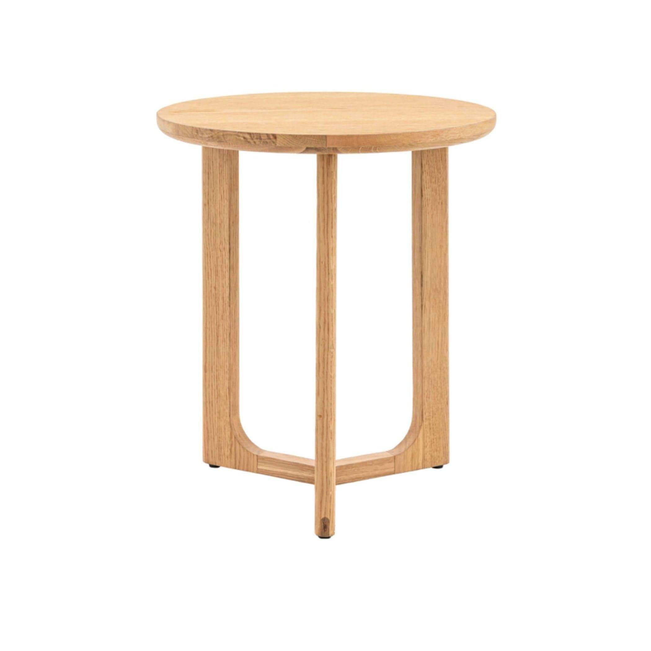 Nordic Styled Oak Side Table - The Farthing