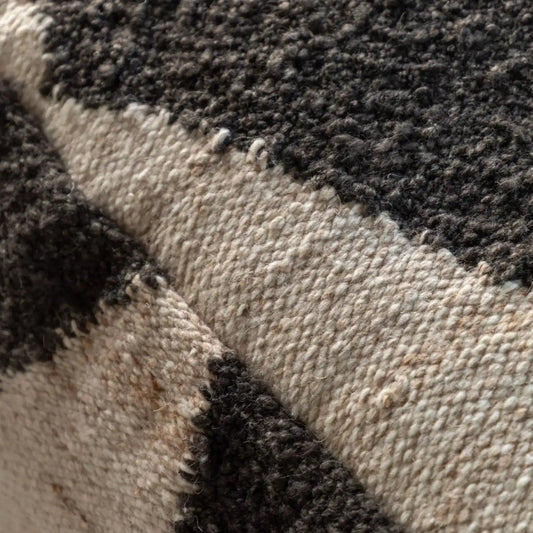 Monochrome Zigzag Pouffe 5