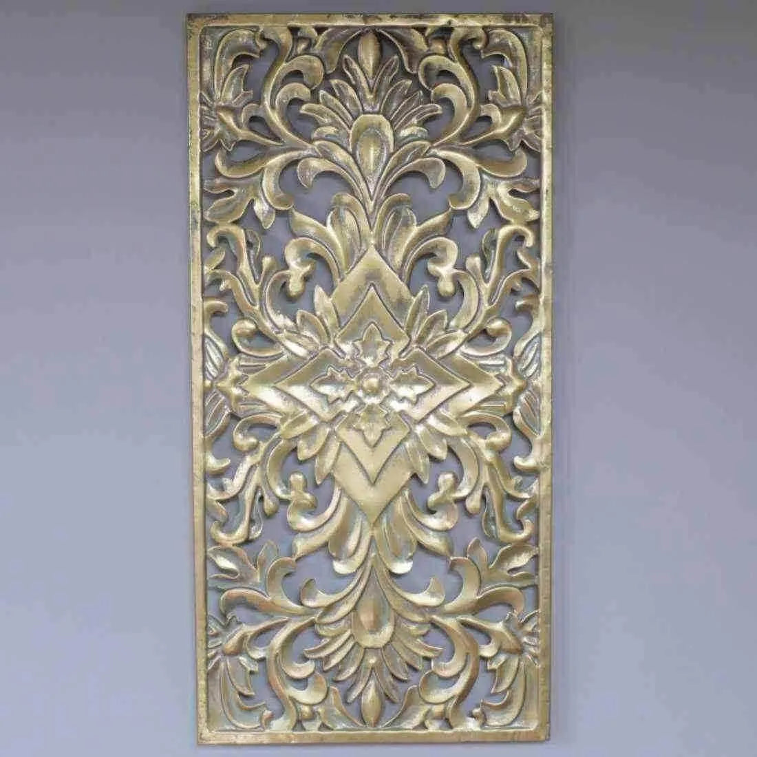 Rectangle Decorative Golden Wall Art - The Farthing