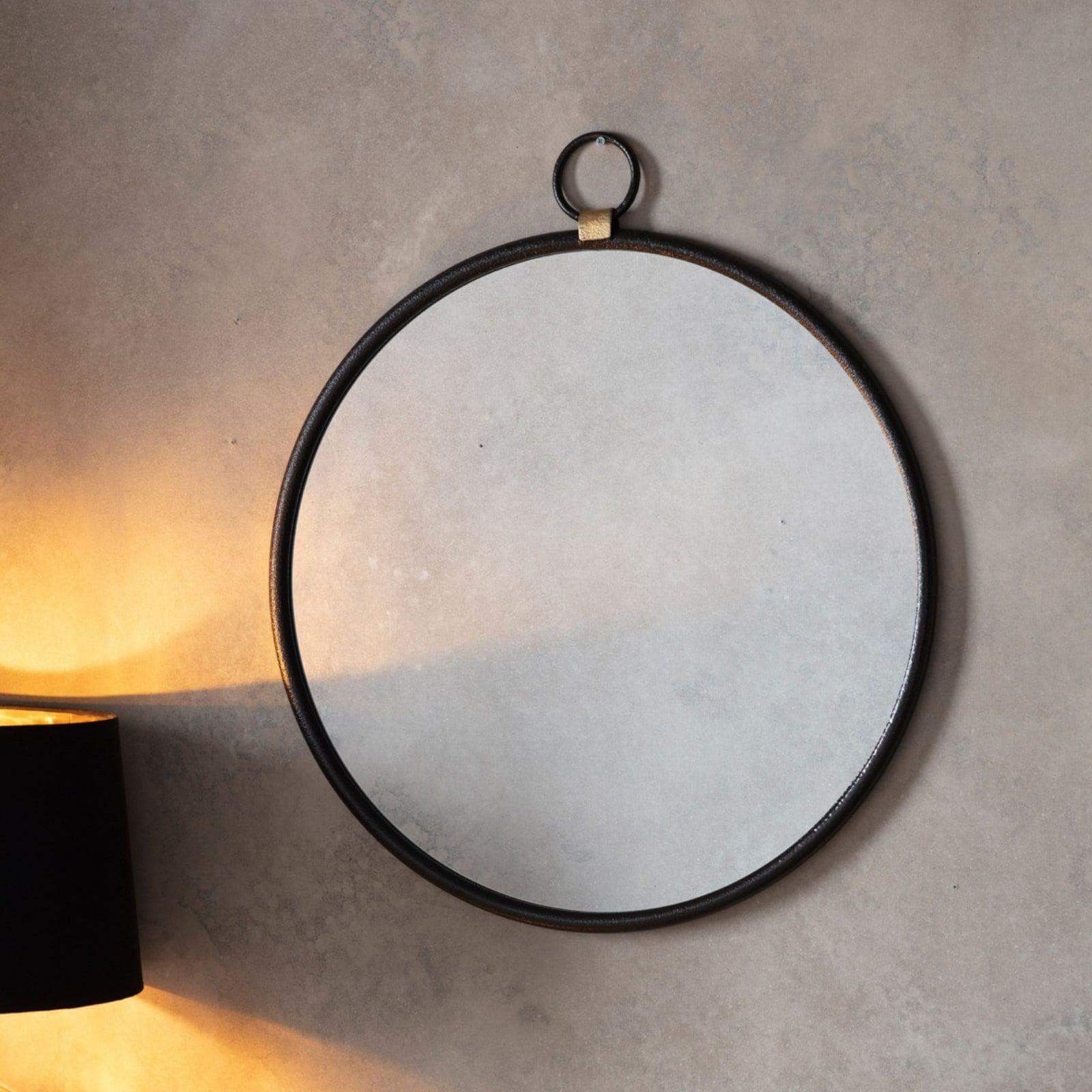 Round Pocket Watch Style Avebury Wall Mirror - The Farthing