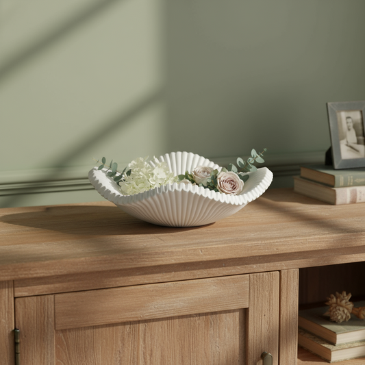 Ruffle Display Bowl
