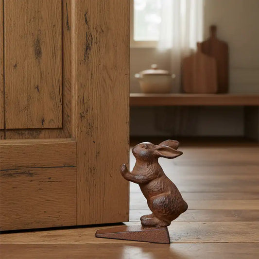 Rustic Rabbit Doorstop