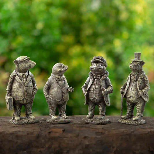 Set of Four Vintage Inspired Character Ornaments - The Farthing