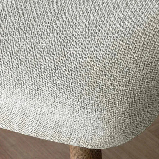Set of Two Light Fabric Wilston Dining Chairs - The Farthing