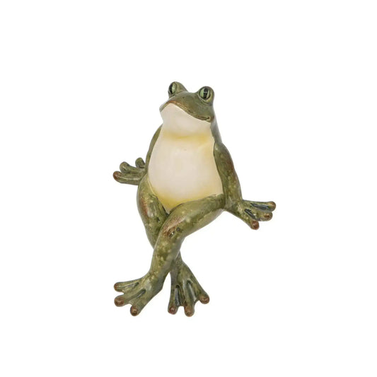 Sitting Shelf Frog Ornament - The Farthing