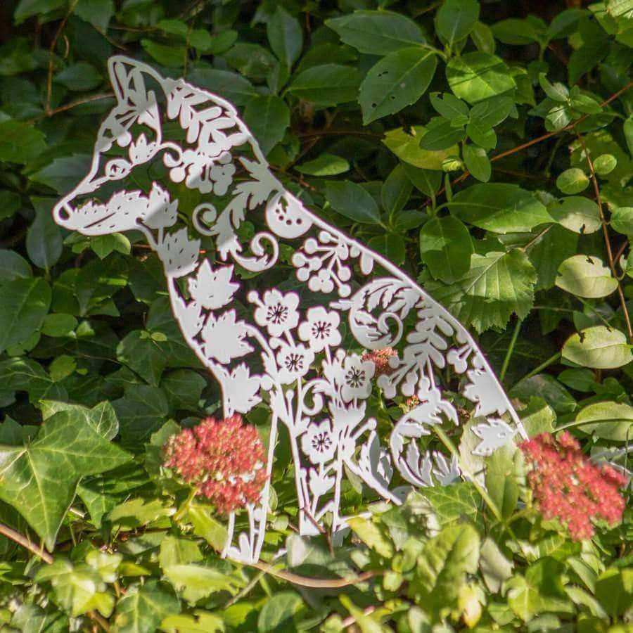 White Fox Garden Silhouette - The Farthing